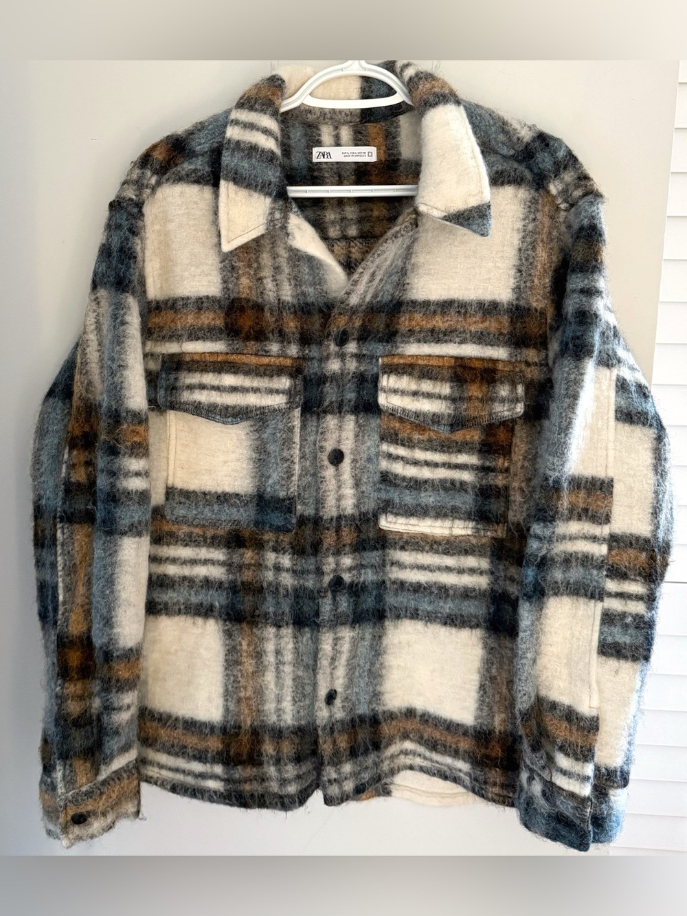 Zara Wool Blend Shacket L